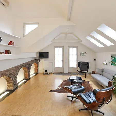 Eclectic Loft With Terrace プラハ